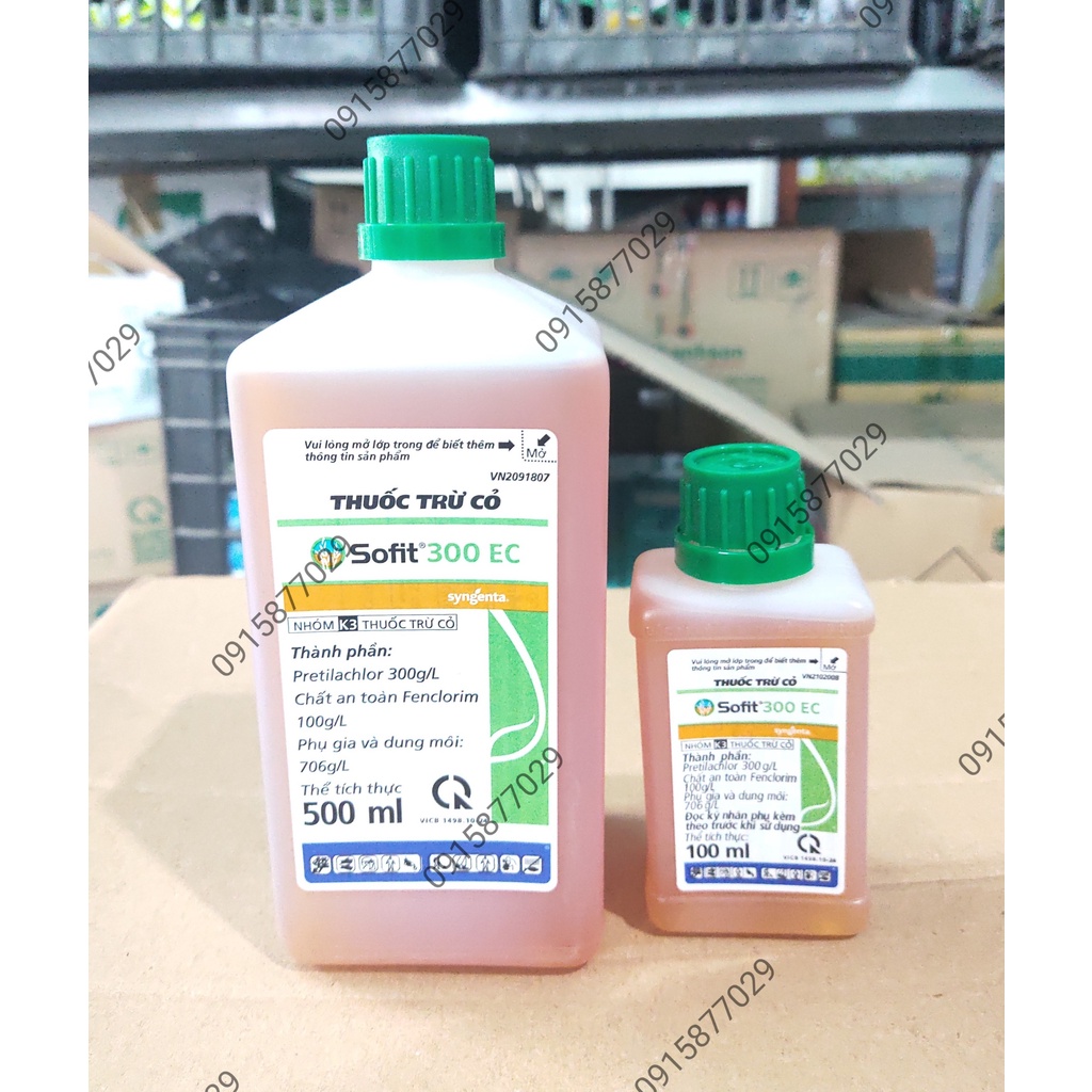 [500ml] thuốᴄ diệt trừ cỏ Sofit 300EC