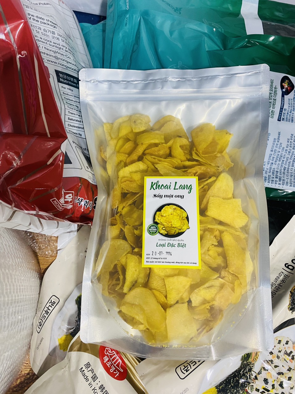 Khoai lang vàng sấy mật ong 500g