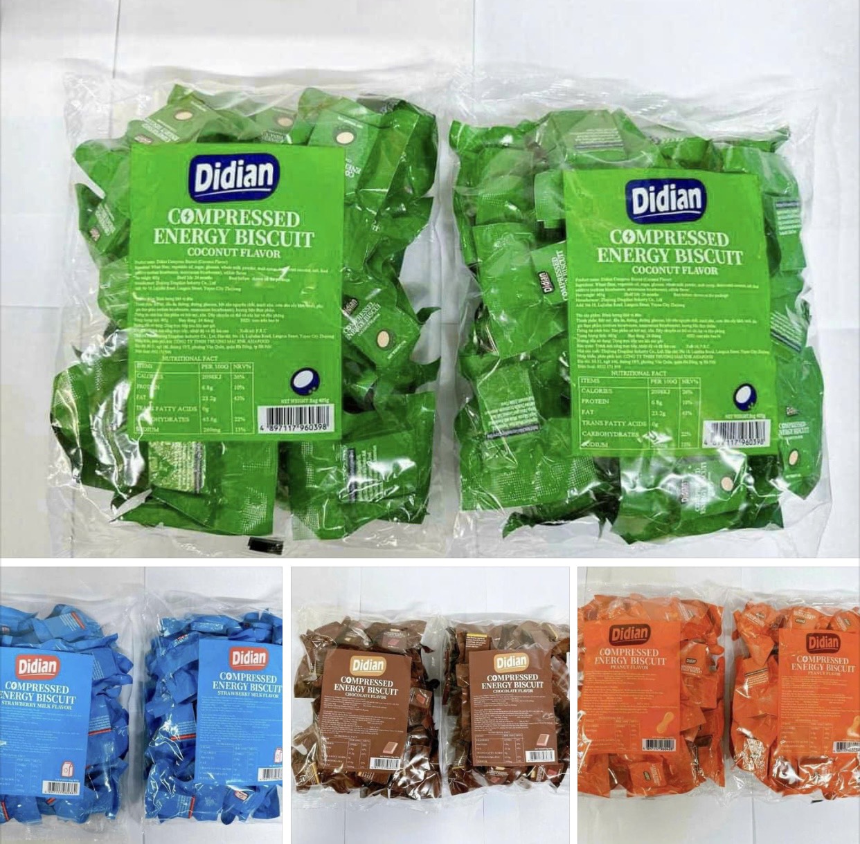 <1 gói > Lương Khô Mini Didian 405g