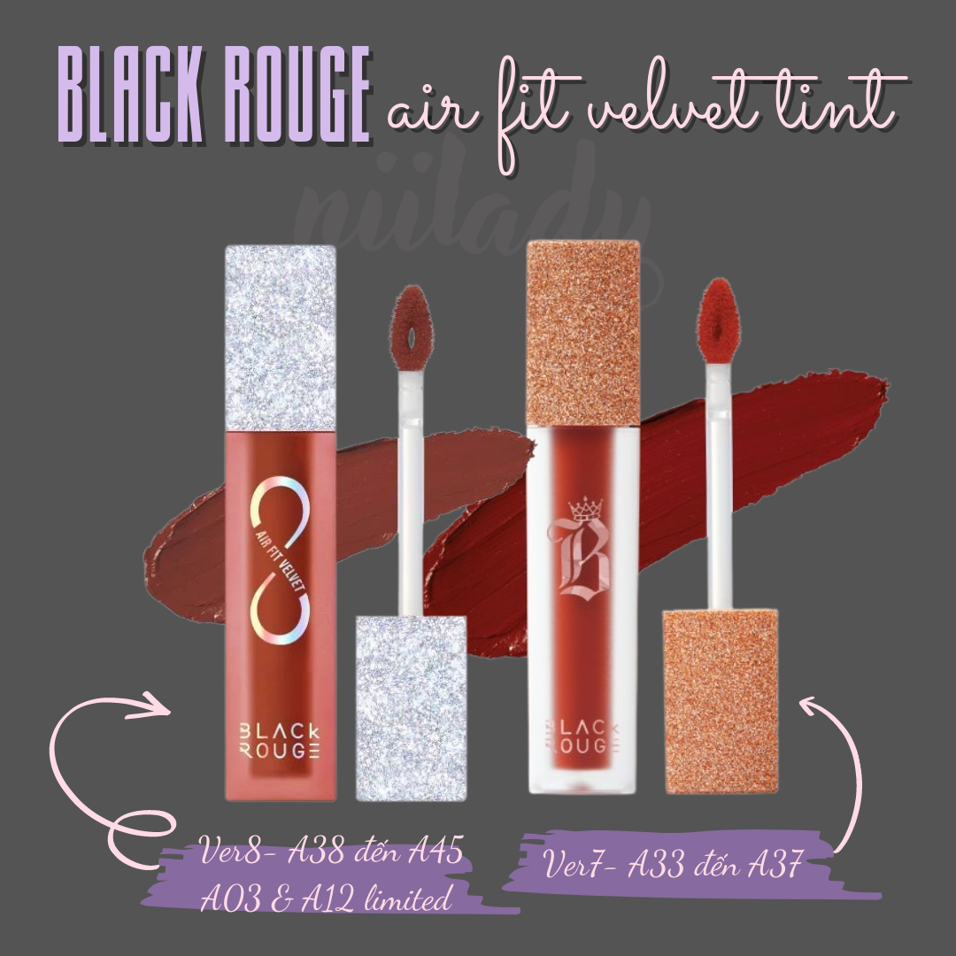 (TL CẬN DATE - A33 đến A52) Son Black Rouge Air Fit Velvet Tint
