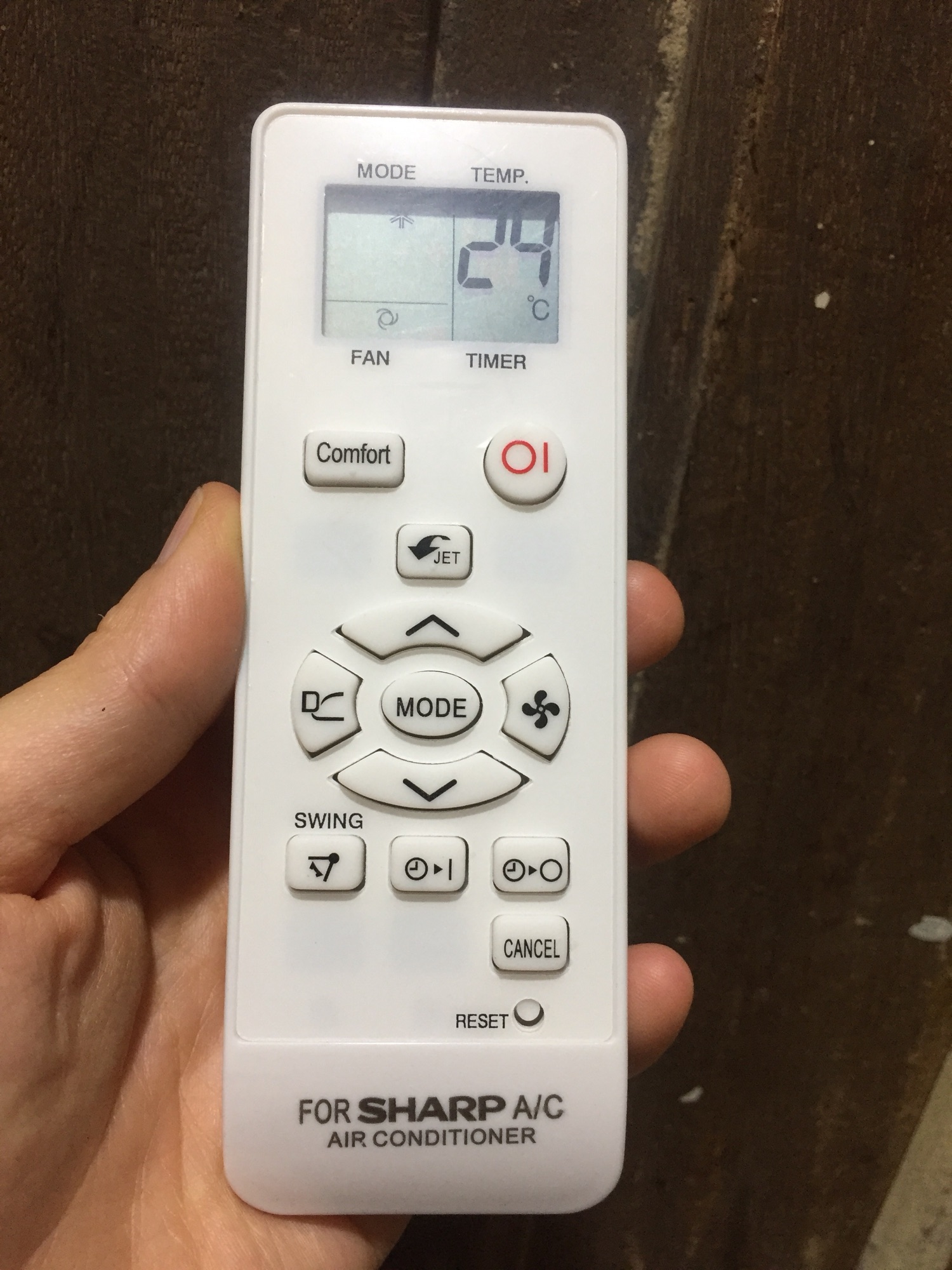 Điều khiển điều hoà Sharp