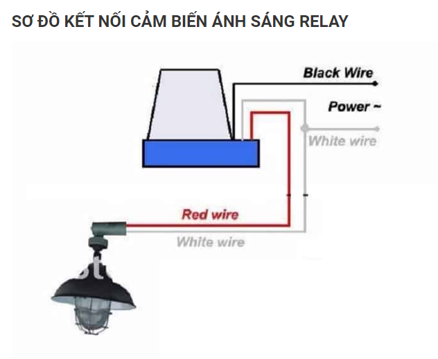 Bộ 10 cảm biến ánh sáng 12V 10A
