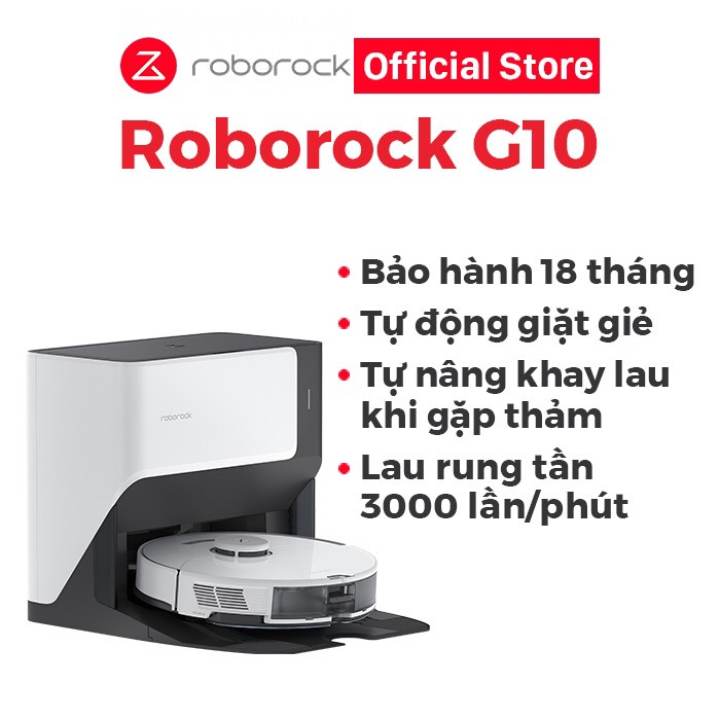 Robot hút bụi lau nhà Roborock G10 Bản quốc tế