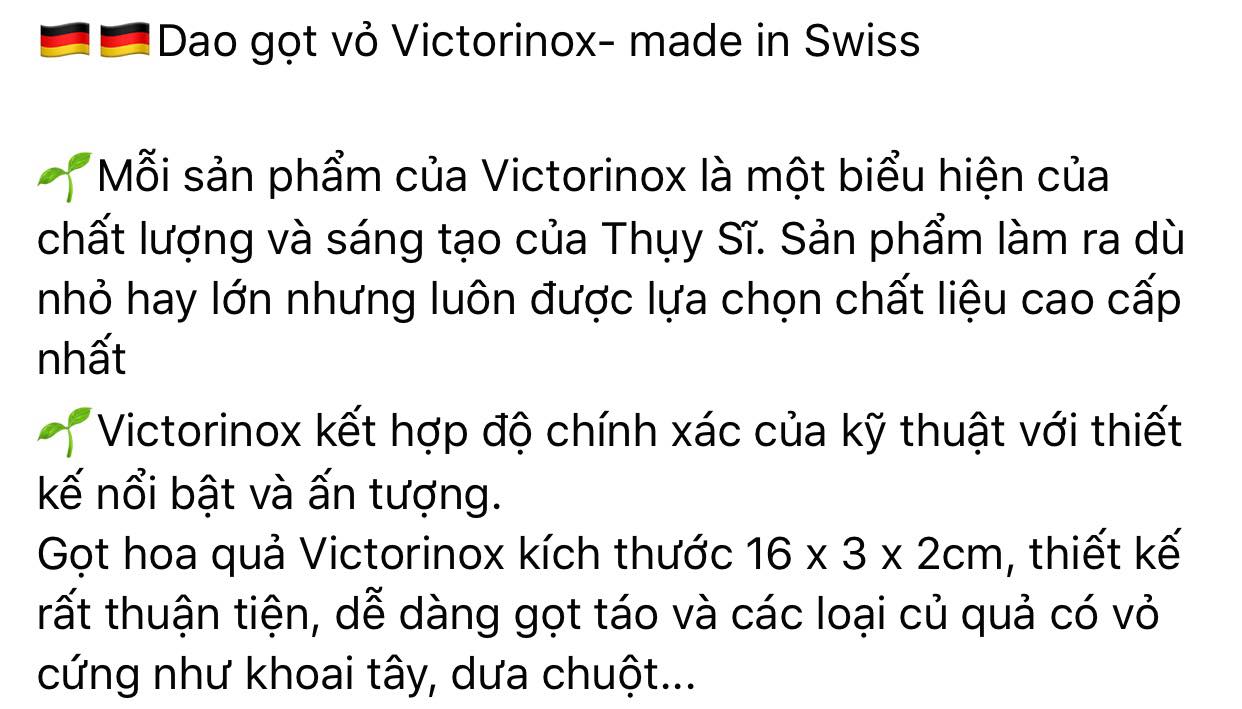 Dao gọt vỏ Victorinox
