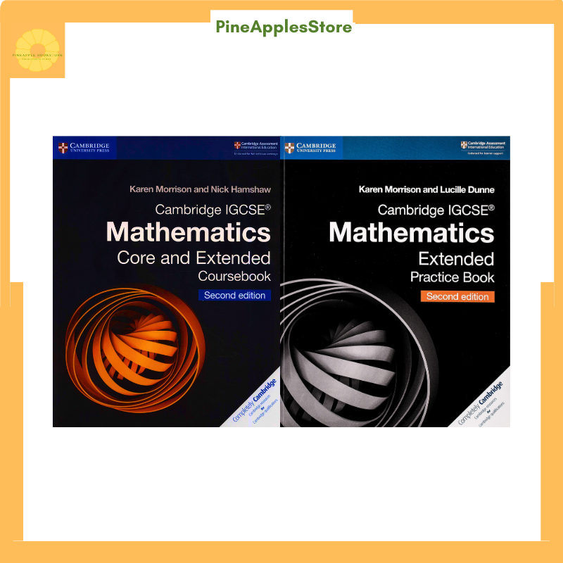Sách Cambridge IGCSE Mathematics Core and Extended CourseBook&PracticeBook(2nd Edition 2018)