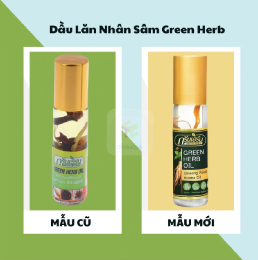 Dầu lăn nhân sâm thảo dược Ginseng Thái lan