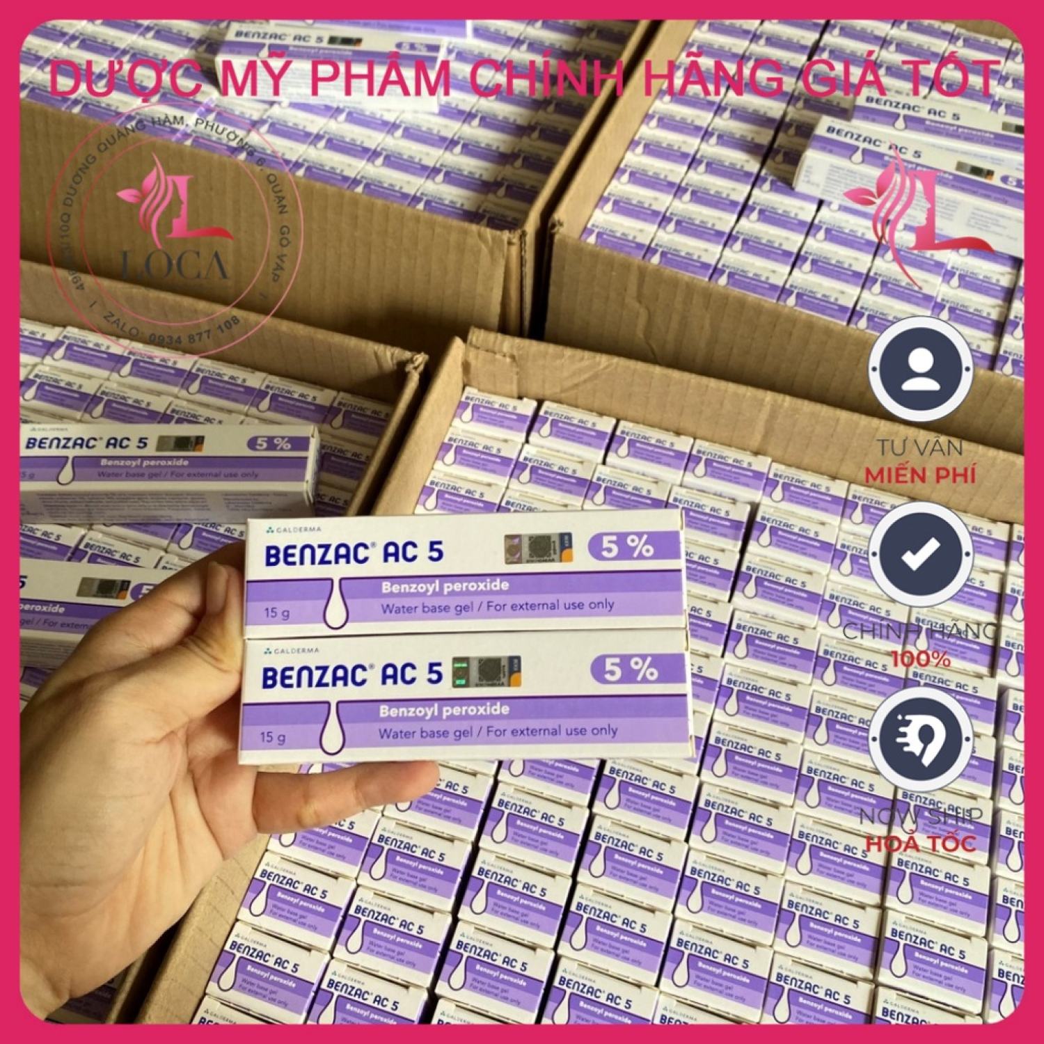 [Auth-date mới] Benzac AC BPO Thái - ɡel hỗ trợ giảm Mụn