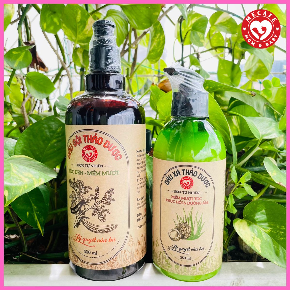 Combo gội - xả thảo dược dưỡng tóc từ thiên nhiên