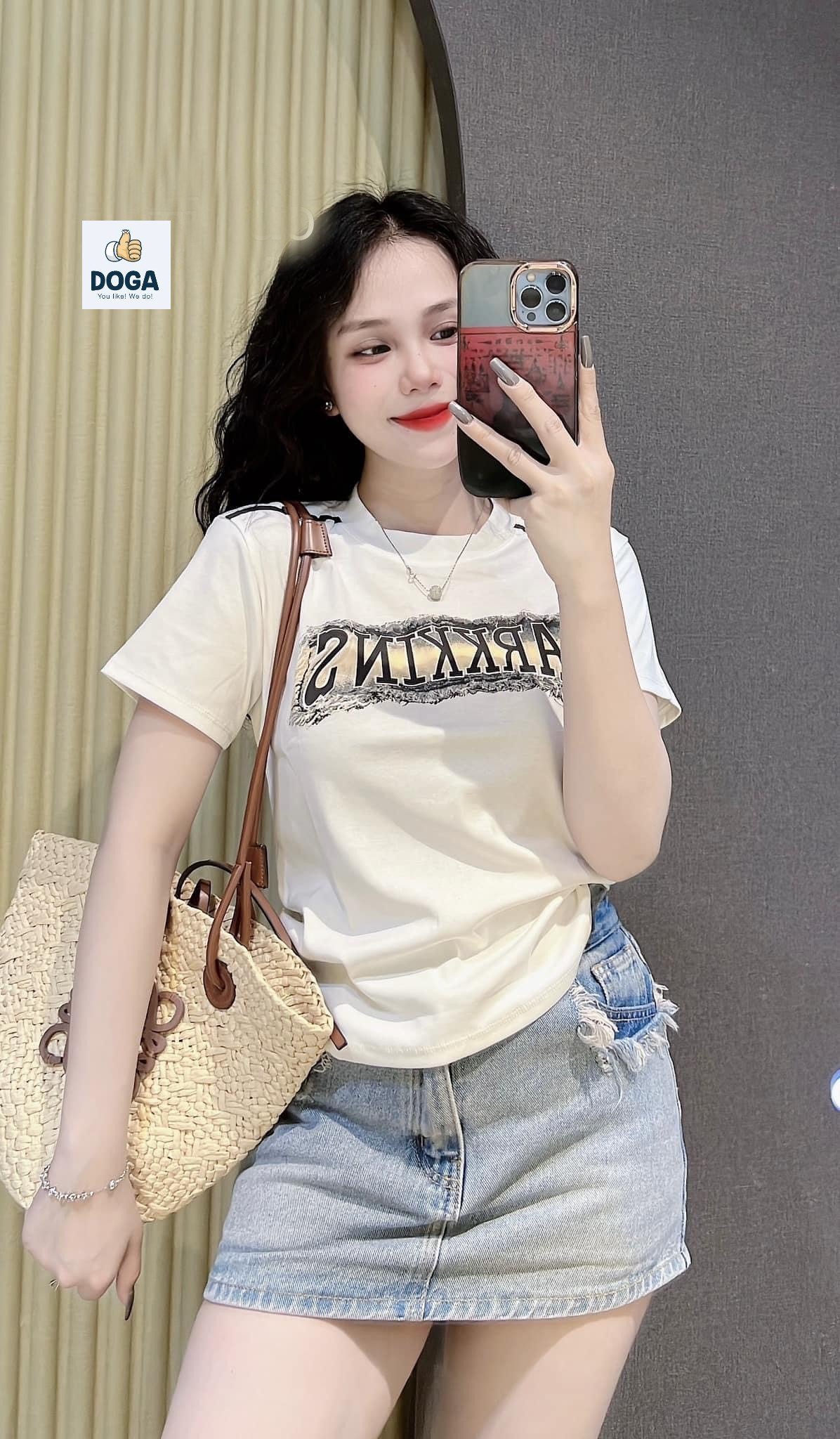 M160 áo thun borip in chữ darkkins