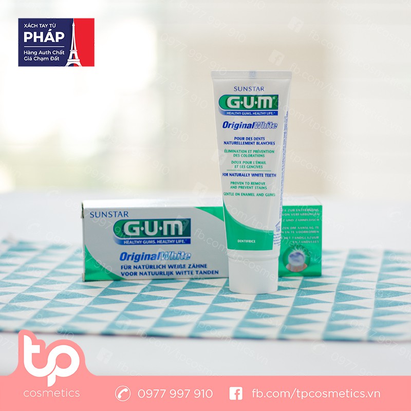 Kem Đánh Răng Sunstar Gum Original White 75ml