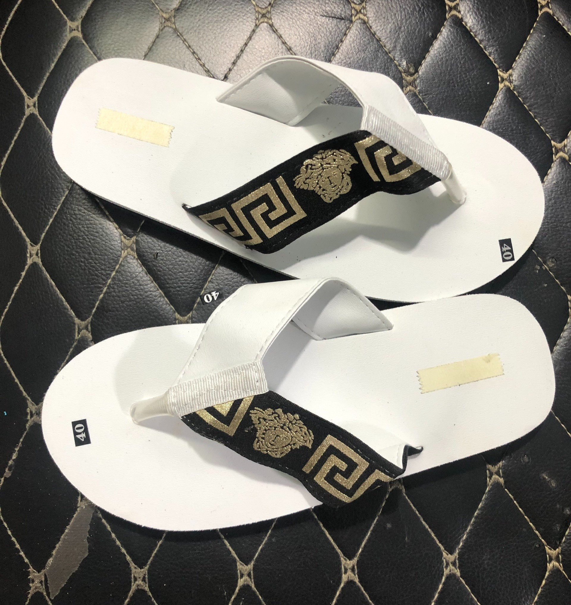 Sandal chíp chíp ( dép cặp nam nữ ) đế trắng đủ màu đủ size