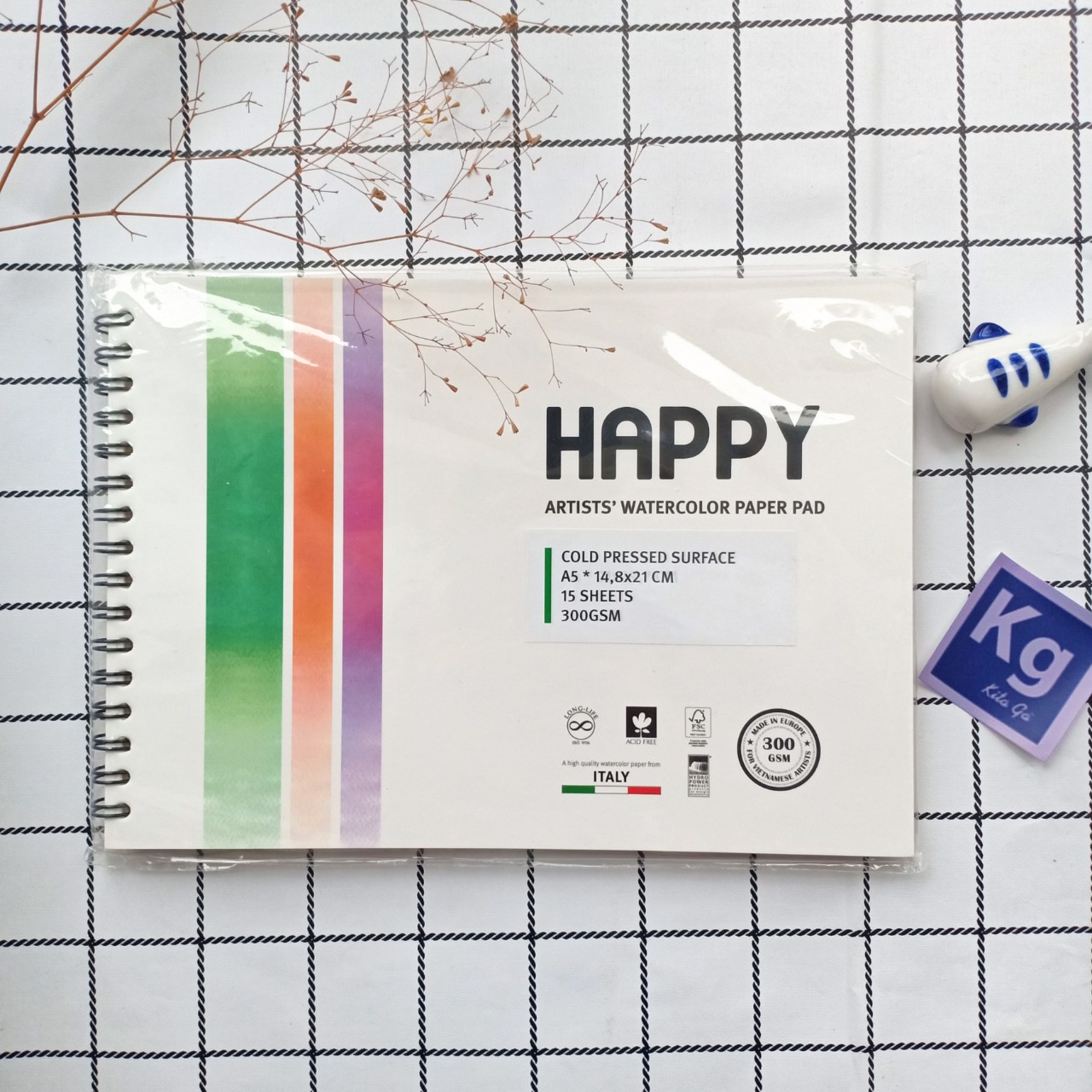Giấy vẽ màu nước Happy