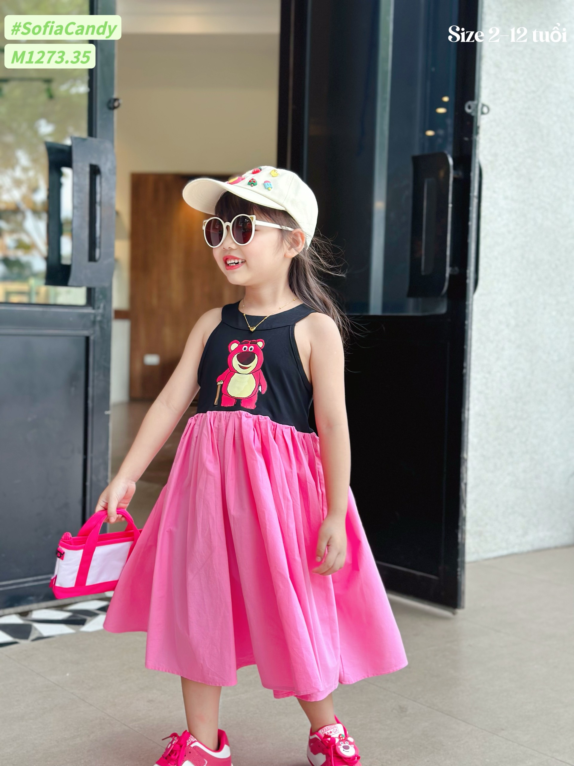 [NEW ARRIVAL] ĐẦM BÉ GÁI GẤU DÂY SIÊU XINH
