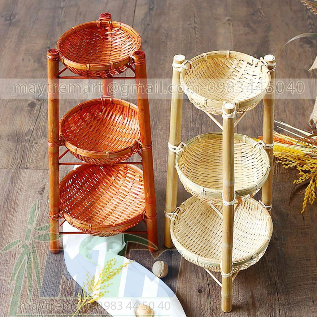 Kệ mẹt rổ 3 tầng