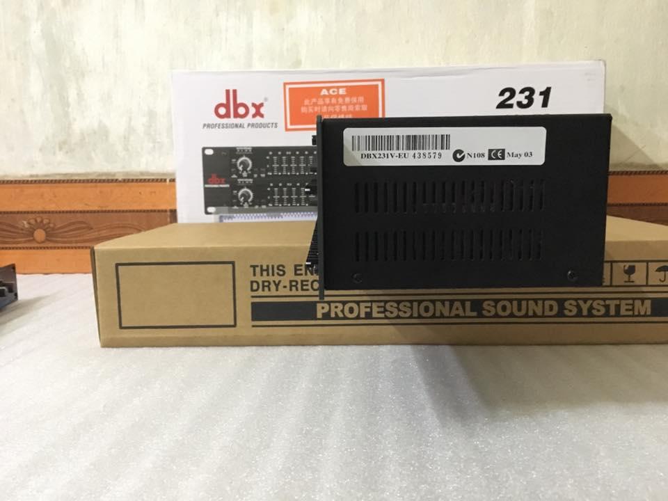 lọc xì equalizer cao cấp DBX 231 - TẶNG 2 dây CANON