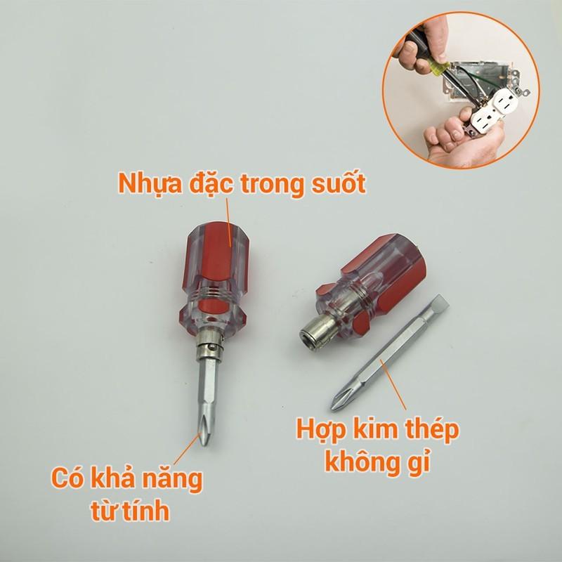 Tua vít mini, tuốc nơ vít ngắn 8cm