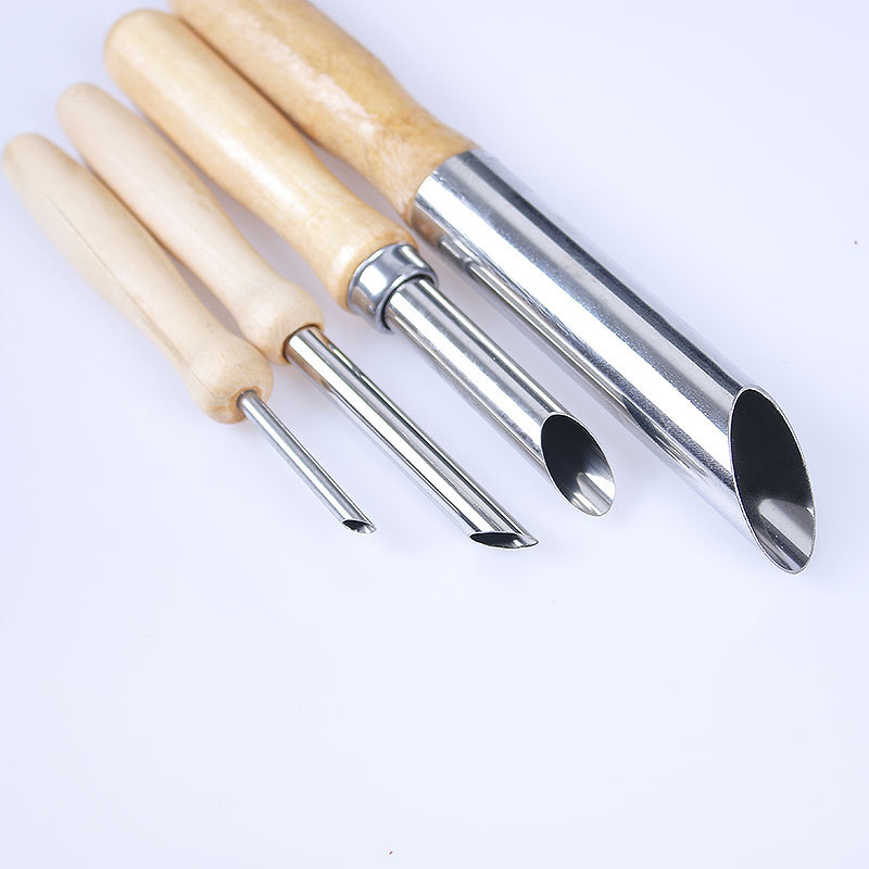 Bộ 4 dụng cụ đục lỗ tạo hình đất sét gốm sứ