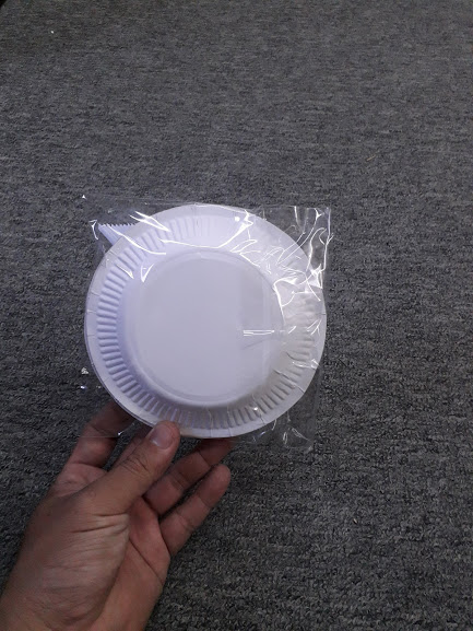 combo dĩa giấy màng nhôm 14cm (10 dĩa+10 muỗng)