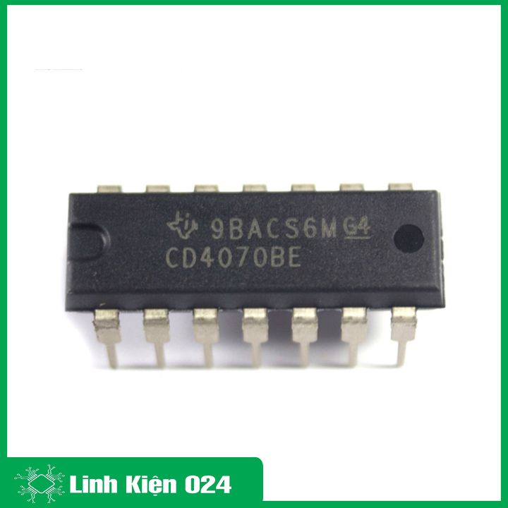 IC CD4070BE DIP14 14 chân cắm