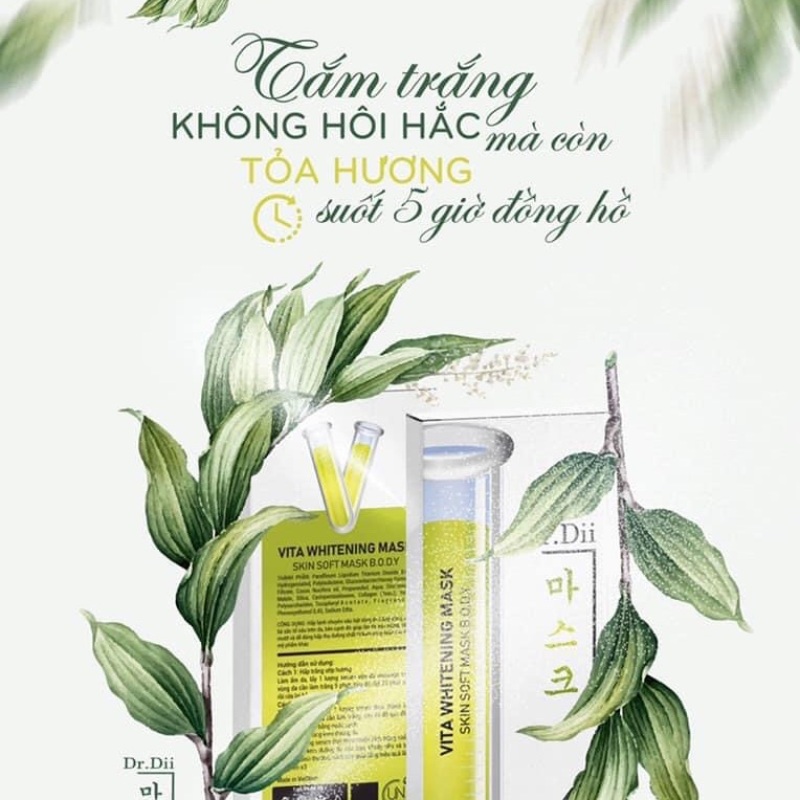 Tắm Trắng Cấp Tốc Ướp Hương Dr Dii