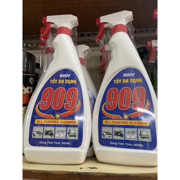 Tẩy đa năng 909 . kim đại phát chai lớn 850 ml.
