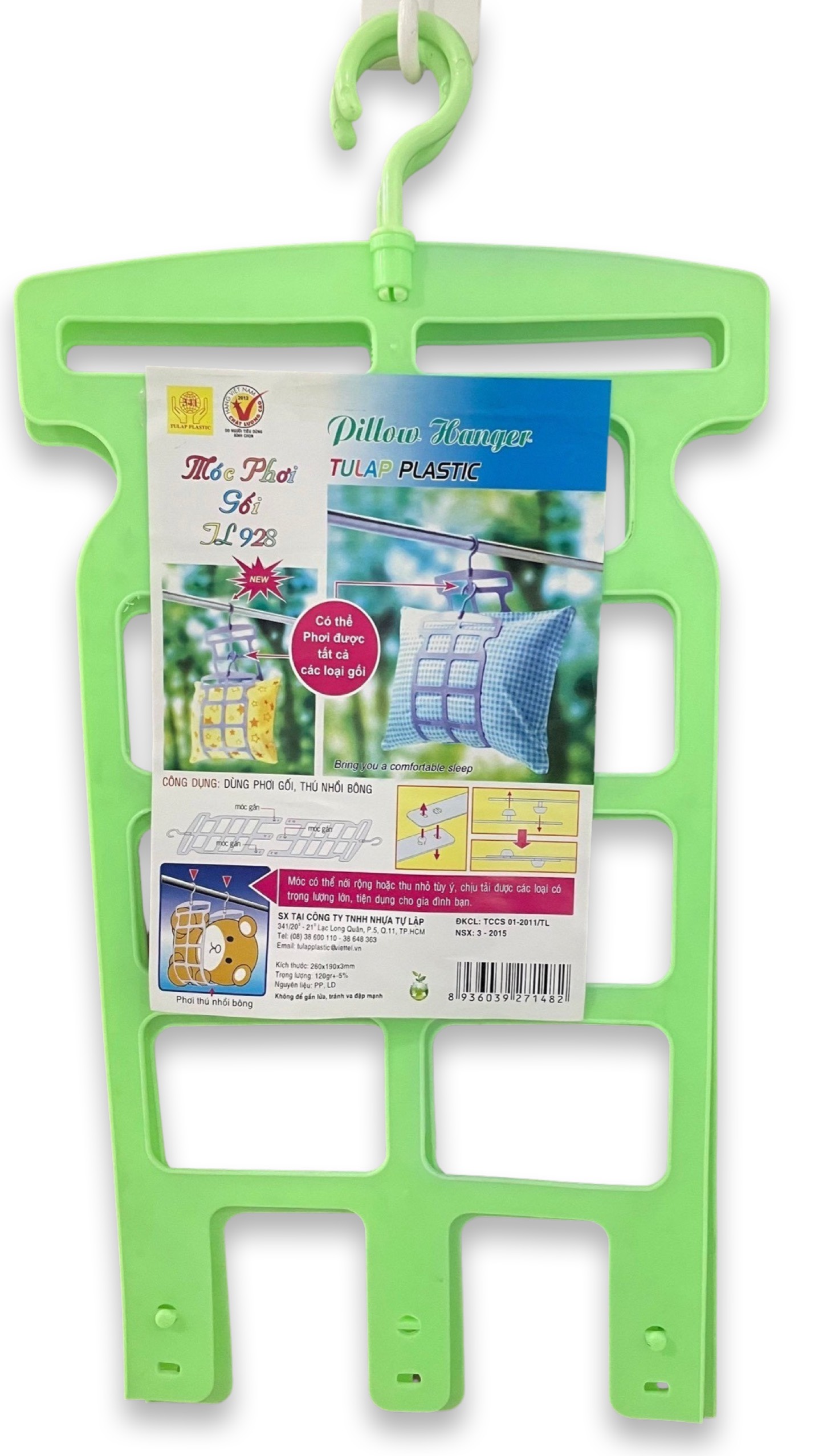 Móc phơi gối TỰ LẬP TL928 - 26 X 19 X 3cm