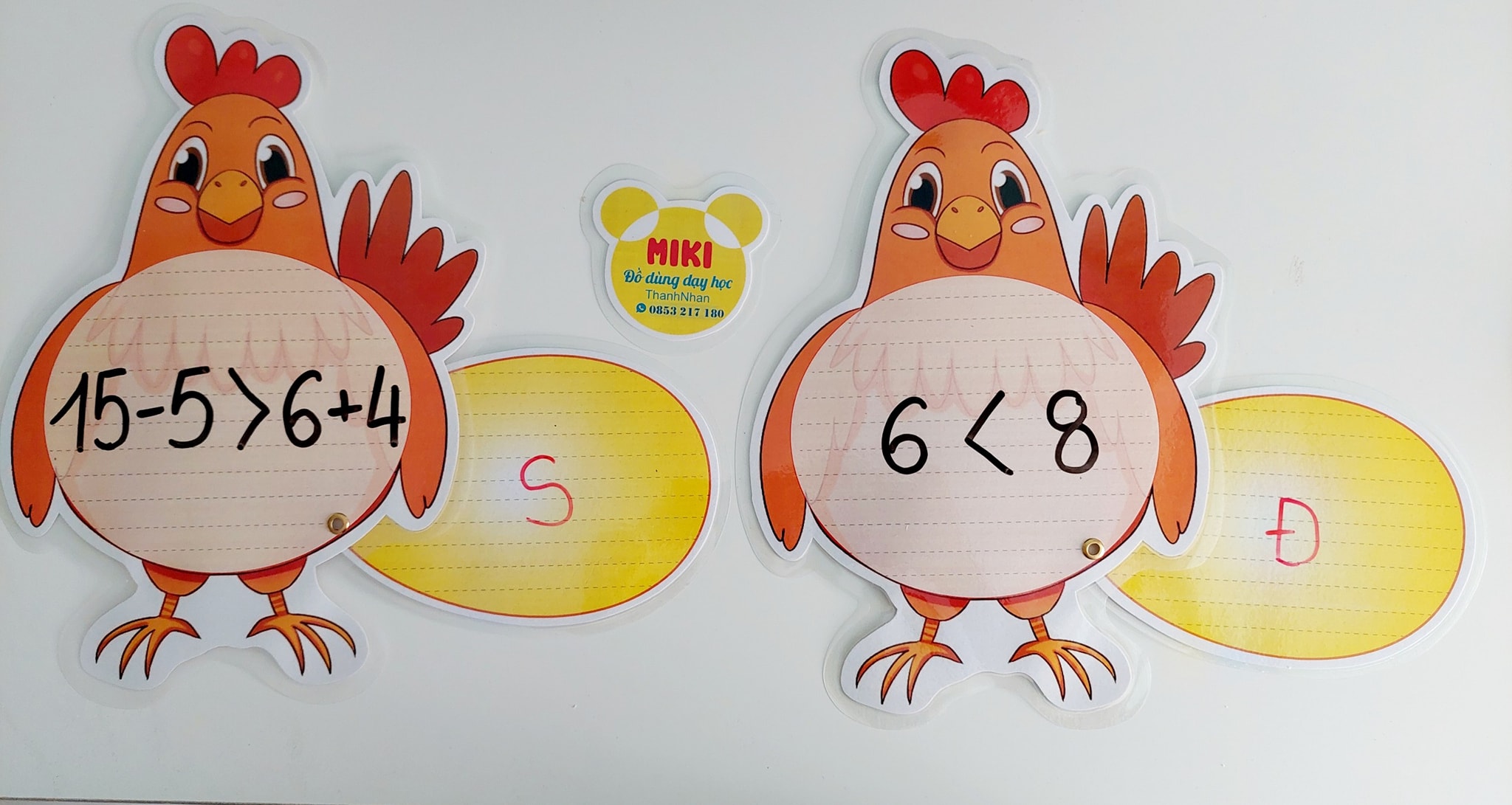 GÀ ĐẺ TRỨNG ( đồ dùng dạy học MIKI )