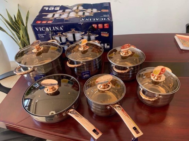 Bộ nồi Đức 6 chiếc xịn xò