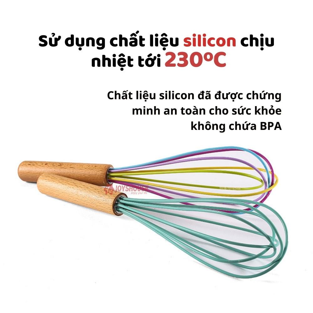 Cây - Phới đánh trứng silicon cán gỗ