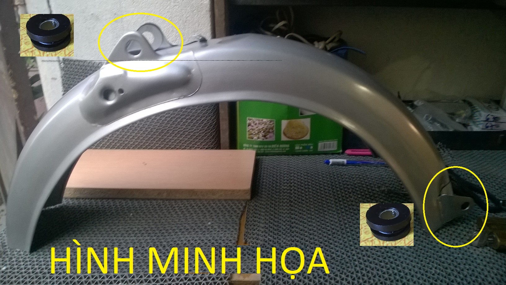 cao su đệm dè sau cho xe 67-68-71-72-Cd-CL
