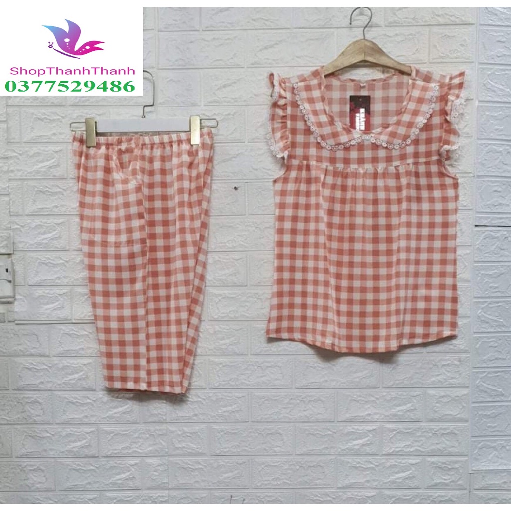 CARO lửng Lụa Đồ bộ mặc nhà Big Size ShopThanhThanh