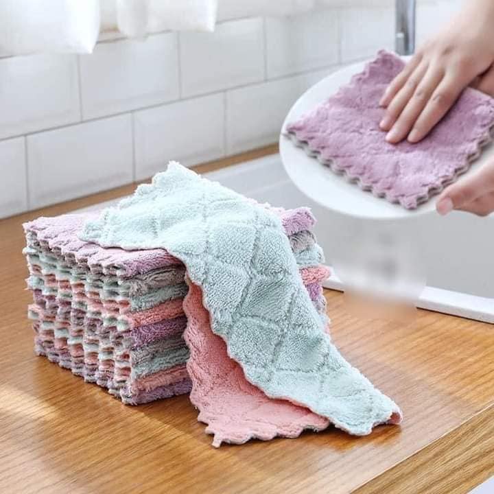 COMBO 10 KHĂN LAU BẾP SIÊU THẤM HÚT