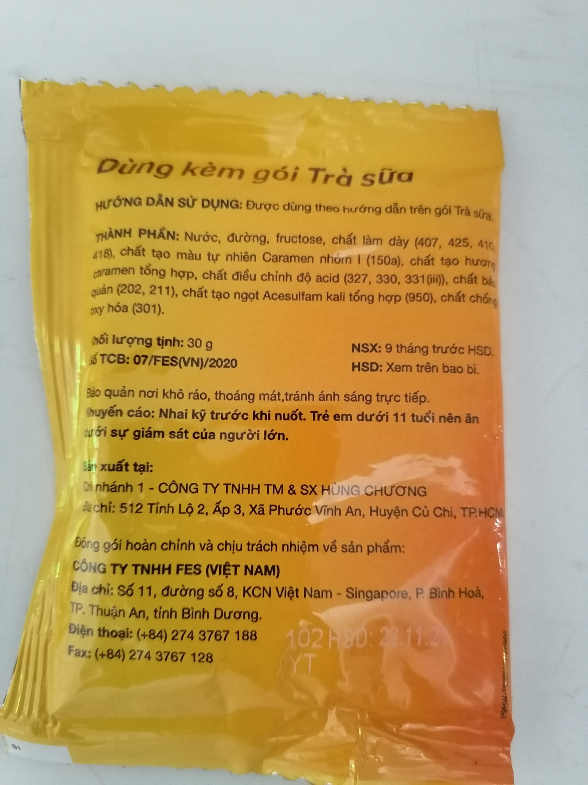 [Hộp 416g (8 LY)] TRÀ SỮA TRÂN CHÂU [VN] HILLWAY Bubble Milk Tea (btn-hk)