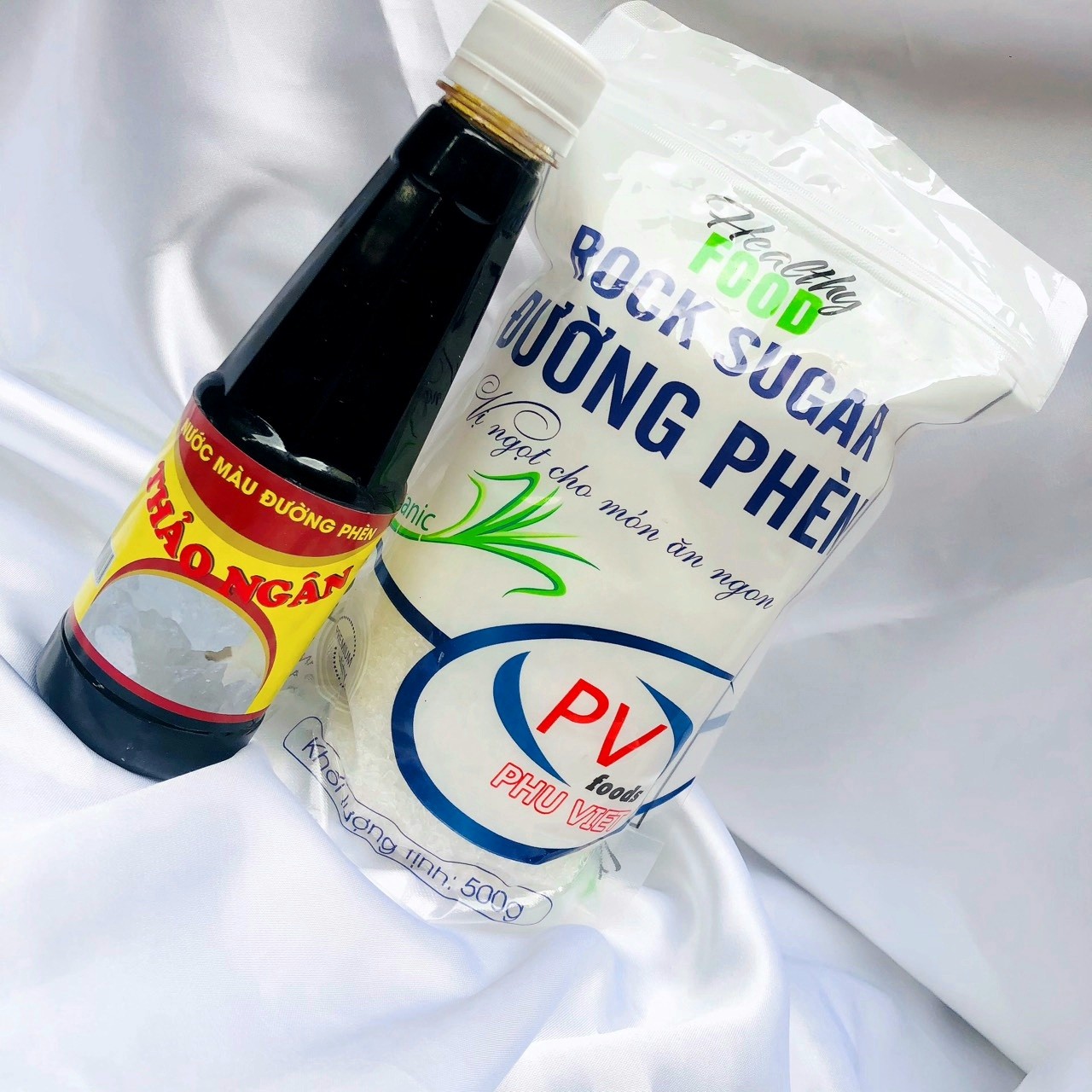 [HCM]ĐƯỜNG PHÈN HẠT túi 500g