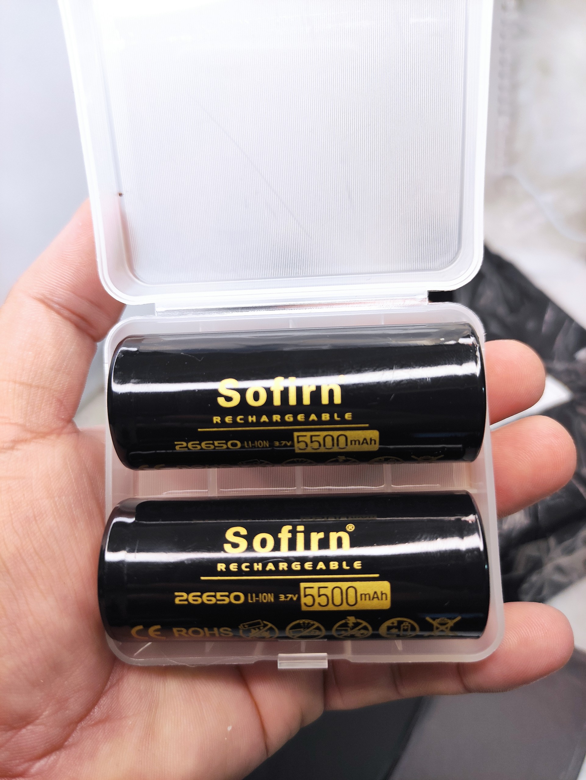 Sofirn 3.7V 26650 5500 MAh Xả Cao