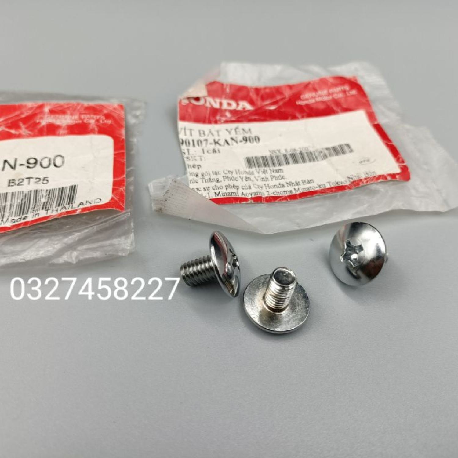 Ốc, vít bắt bững yếm xe wave, future... zin honda
