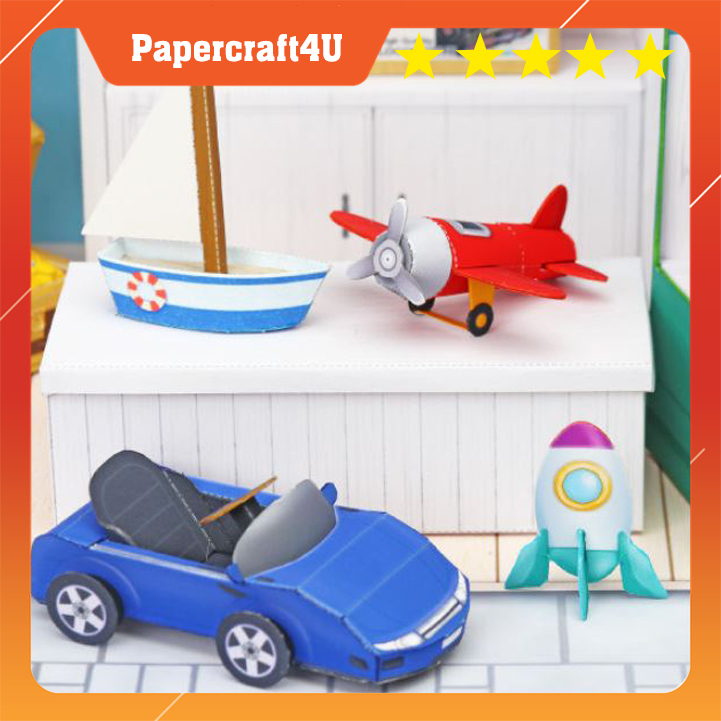 Mô hình giấy 3D kiến trúc: Cửa hàng đồ chơi