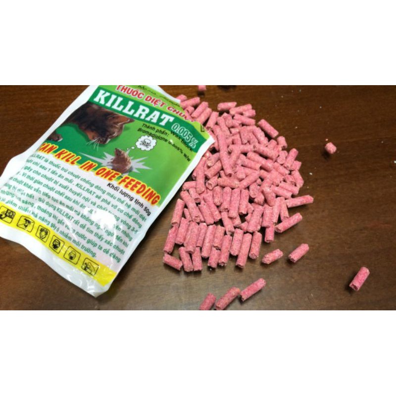 1 GÓI THUỐC DIỆT CHUỘT KILLRAT HIỆU QUẢ, AN TOÀN