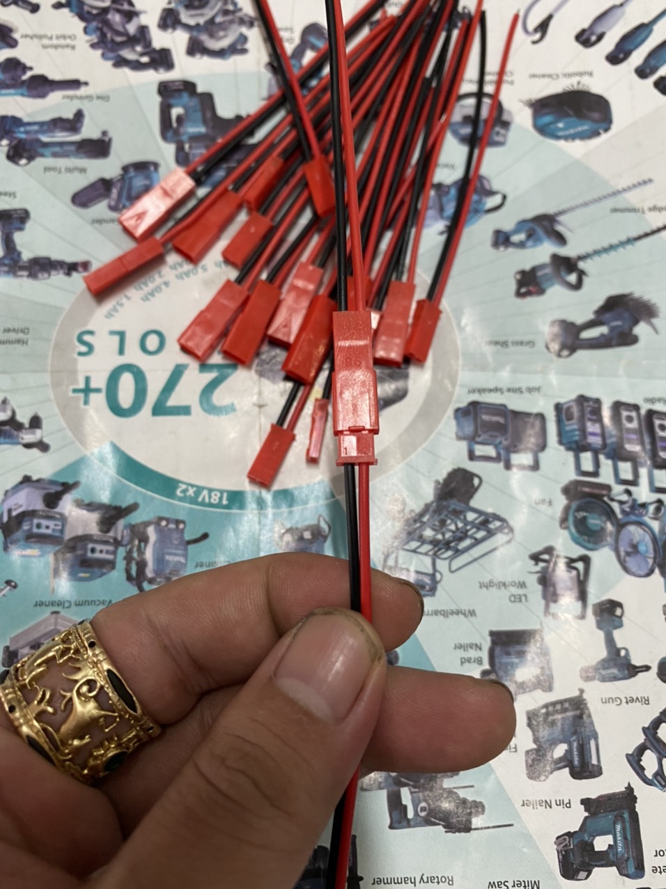 Jst 2P Cable, 22Awg Fire-Resistant Silicon Wire