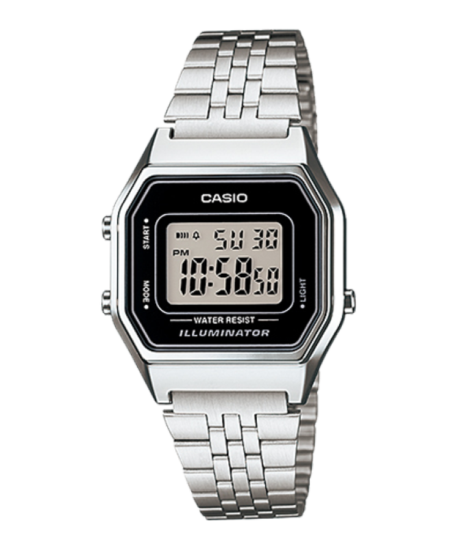 Đồng hồ Casio Nữ LA680WA-1 bảo hành chính hãng 1 năm - Pin trọn đời