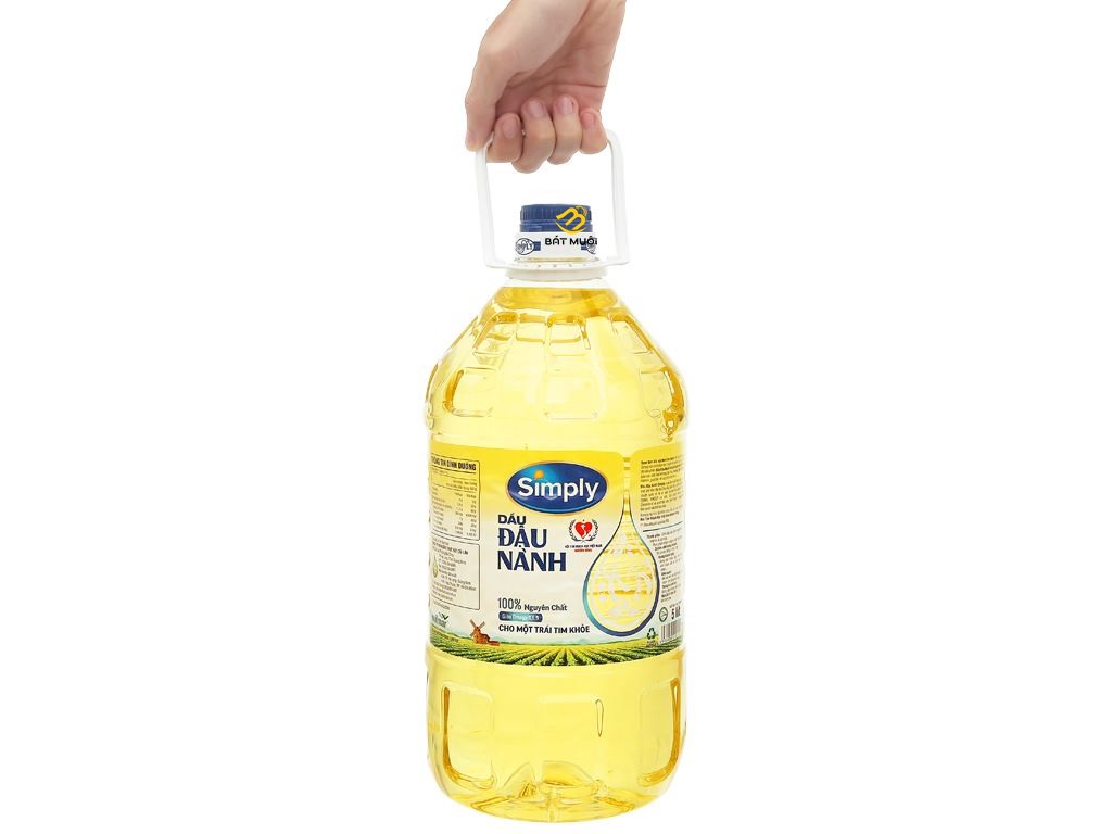 Dầu đậu nành Simply can 5 lít - BAT MUOI