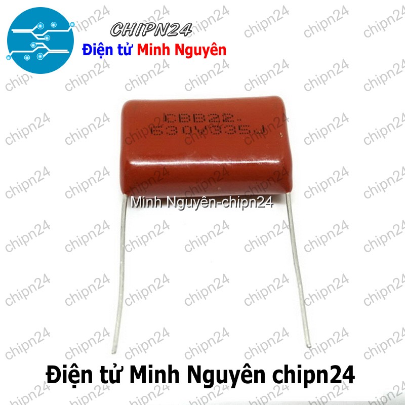 [2 con] (F233) Tụ CBB 630V 335J P=25mm (335 3.3uF) - HH004927