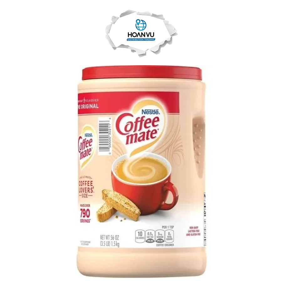 Bột kem pha cà phê Nestle Coffee Mate hộp 1.5kg nhập khẩu Mỹ