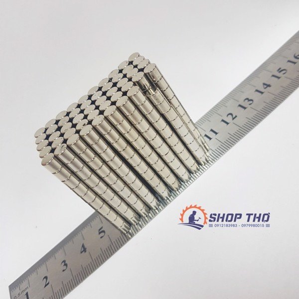 Nam Châm Hạt Tròn D5*5Mm (30 Viên)