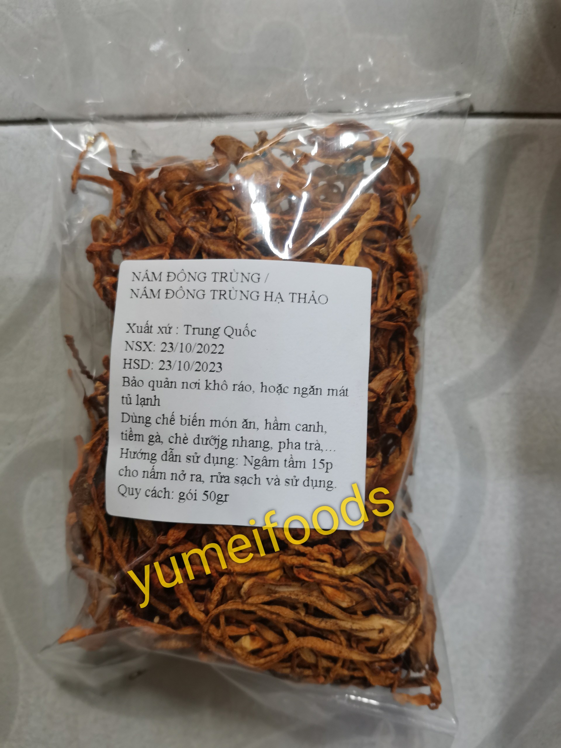Nấm Đông Trùng 50gr - Hầm Tiềm Canh Gà