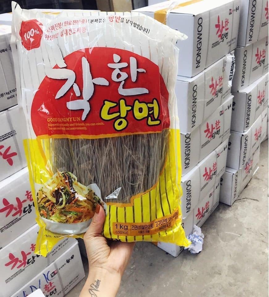 1kg Miến khoai lang hàn quốc date luôn mới (Miến gogi hàn quốc)