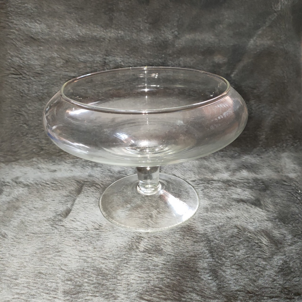 Chậu thủy tinh,bát tụ thuỷ 19cm - thờ cúng