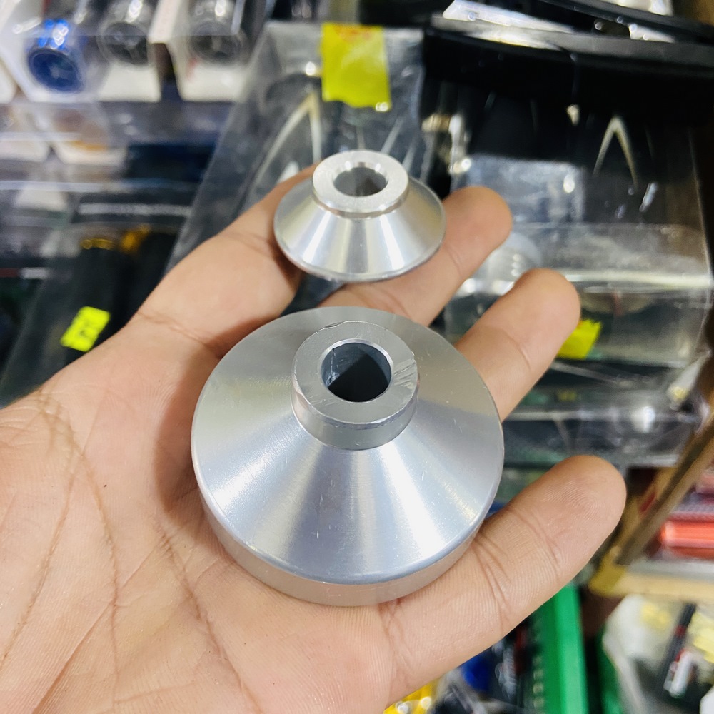 [HÀNG THAY THẾ] CHỤP CÓC BÁNH CỐT TRƯỚC CHO DÒNG XE HONDA CAO CẤP (MÀU BẠC)