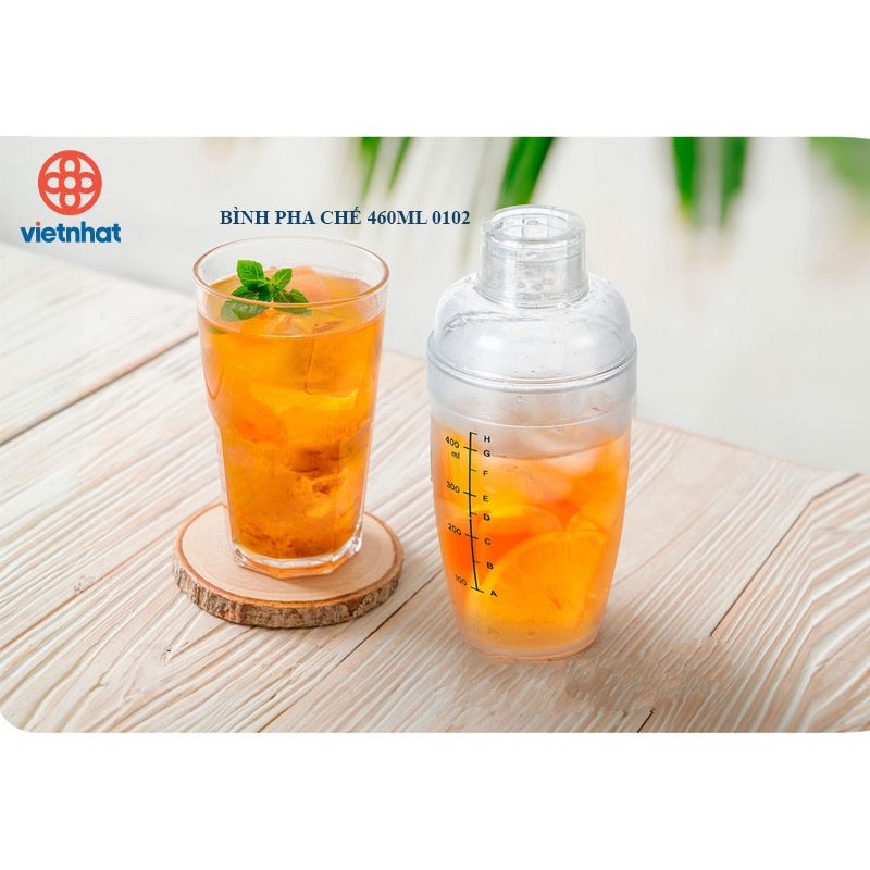 Bình Pha Chế Cocktail Shaker nhựa Việt Nhật