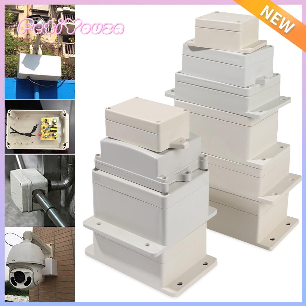 【Hàng sẵn sàng/COD】Hộp Nhựa ABS Trắng Hộp Dự Án Điện Tử Chống Nước Hộp Nối Ngoài Trời Hộp Đựng Dụng Cụ